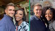Pictures of Metro FM presenter Khutso Theledi and fiancé visiting in-laws in Italy trend