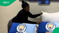 South African mum leaves son speechless with dream Manchester City bedroom surprise in TikTok video