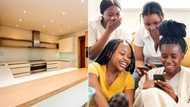 2 Mzansi women boast about bagging luxury apartment, SA realises both are celebrating achievement with pic of same home