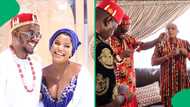"The mother-in-law loves you": Woman flaunts her Lobola celebration with Nigerian bae, SA's moved