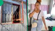 "So wish to be you": Woman living in a shack shows soft life, video leaves Mzansi impressed