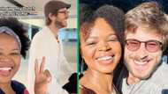Xhosa woman brings her Dutch bae home, Mzansi gushes over the couple