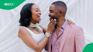 Ntando Duma's husband Una Rams' age on birthday stuns Mzansi: "How old is Ntando?"
