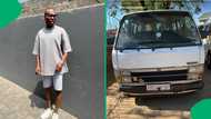 "Outstanding piece of work": Man gives his taxi a glow-up, SA's impressed