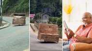 Peeps poke fun at video of truck made from boxes: “The original box cart”