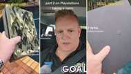 PS5 thrown into the pool by angry father on TikTok: Mzansi people lay into the man for being so harsh