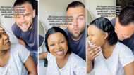 SA woman shares video of her foreign bae speaking Zulu, things turn sour when he copies her foul language