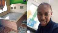 Mzansi hilariously responds to bed frame made out of tiles: "Looks like a final resting place"
