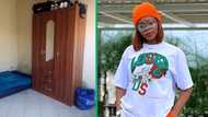 Woman shows humble beginnings in tiny one-room, Mzansi applauds her: "Very impressive"