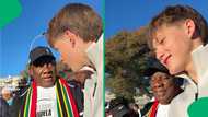 "We'll vote for you, ntwana": Teenager tells Cyril Ramaphosa he's coming for his position, SA amused