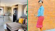 Woman shows off her beautiful house after renovations, wows Mzansi