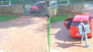 TikTok video of CCTV shows thieves breaking in house and loading appliances in car boot