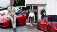 Savage! Alex Rodriguez proudly poses next to expensive red Porsche he had gifted J Lo