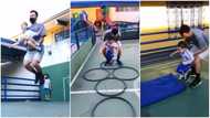 Nominate him for award: Reactions as teacher carries special needs student during sports activities