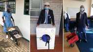 Wheelbarrows and trolleys: No school bag challenge leaves SA laughing out loud