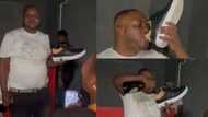 "Someone's pillar of strength": Video of man drinking booze from his shoe grosses Mzansi out