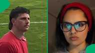 "Had the same thought process": Woman drools over man at rugby match, SA identifies him