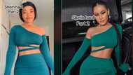 Woman's Shein haul shows off banging body in TikTok video, Mzansi showers gorgeous babe with compliments