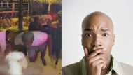 Haibo: Man falls flat on his face while holding wedding cake, peeps are convinced it was planned