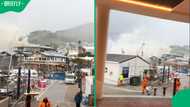 “At least it’s raining”: Restaurant catches fire at V&A in Cape Town, video ignites debate