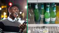 Woman discovers Belgravia Gin & Dry Lemon quart in store, Mzansi Tiktokkers joke that she's late