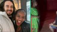 Venda woman teaches American bae to greet her mom in Tshivenda, netizens impressed: “I have to teach mine too”