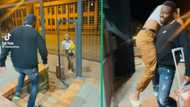 Bloemfontein woman arrives at boyfriend's place without warning, video of his reaction trends