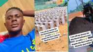 Man who used all his money to set up a brick business makes no sales, sheds tears in touching video