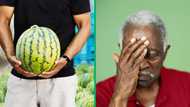 Family cuts unripe watermelon, TikTok video of grandfather's disappointment amuses SA