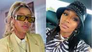 DJ Zinhle slams media for annoying her after uproar over bad wig range review, Mzansi unimpressed: "Oksalayo you sell horrible hair"