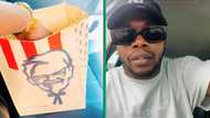 Man uses KFC bag to hide epic iPhone gift for his girlfriend in TikTok video, Mzansi green with envy