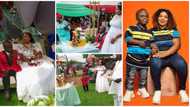 Videos, photos as small sized man marries a beautiful and huge lady as second wife in Delta