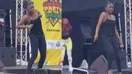 Young lady's fast dance from Ghana Party in the Park in London goes viral