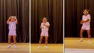 Little girl takes over the stage with amazing amapiano dance moves in viral video, netizens cheer her on