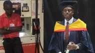 Driven GH man graduates with 2nd-class upper after working at a filling station to support himself in uni