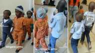 Preschool kids dress up as police officers and prison inmates, TikTok video amuses SA