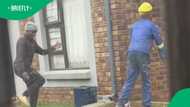 Woman films 2 workers dancing to amapiano in TikTok video
