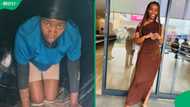 “That’s why the water tastes earthy”: SA woman scrubbing JoJo tank interior leaves Mzansi disturbed