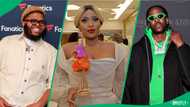 SA actress Linda Mtoba meets 2 Chainz and Druski in the USA, fans react: 'Yass, girl"