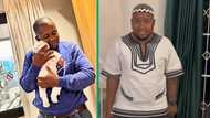 Johannesburg dad tattooed after kid's birth in Sandton, TikTok video shows ink of daughter's birth details