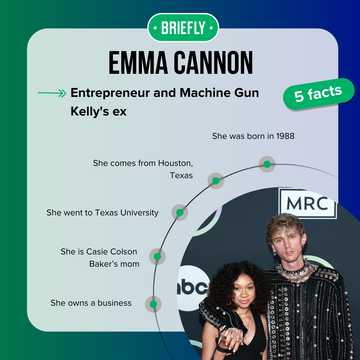 Who is Emma Cannon, Machine Gun Kelly's ex and Casie's mom? - Briefly.co.za