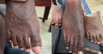 ‘Naked Sneakers’ Have Mzansi in Tears, 3 Twitter Pics of Foot Shoes Go