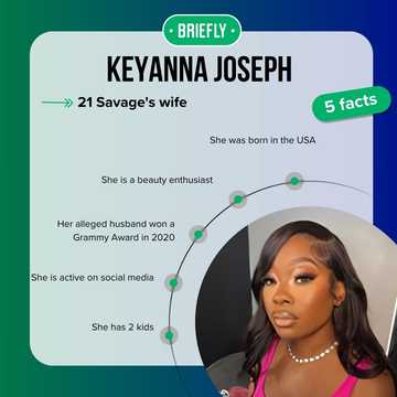 Keyann Knight 21 Savage's wife: Everything we know about Keyanna Joseph - Briefly.co.za