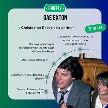 Meet Gae Exton: Christopher Reeve's partner and mother of his first two ...