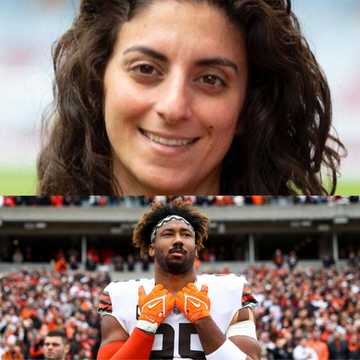 Is Myles Garrett's wife Serra Tumay, or are they still dating