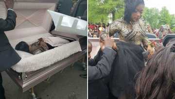 Drama as student arrives at matric dance in a coffin, Mzansi blames family for allowing it