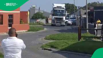 Grade 12 learner turns heads for matric dance by using a Volvo Globetrotter truck