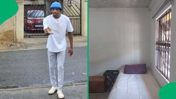 24-Year-old man flexes his stylish home, impressing Mzansi peeps: “It’s beautiful”