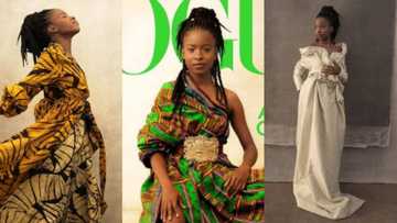 Amanda Gorman glows in Kente gown as she becomes1st poet for Vogue