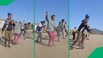 "Beautiful": Modern Khoi and San captivate with fancy footwork dancing up a storm in dusty Karoo